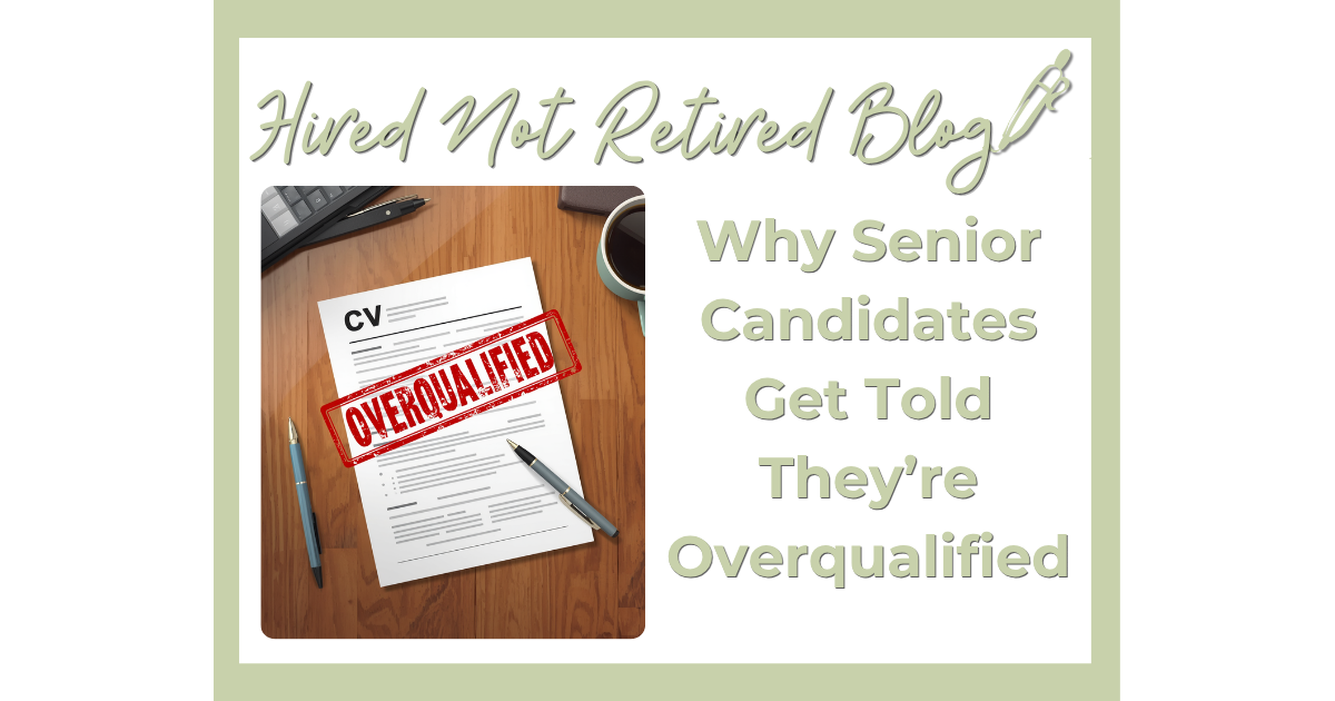 Told you'er overqualified?